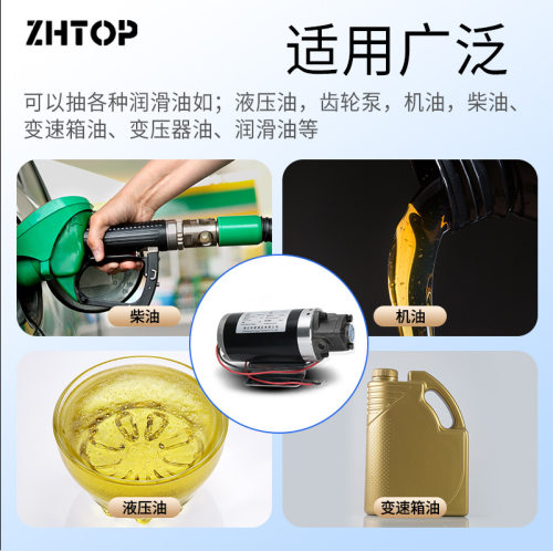 厂家直供微小型抽油泵直流电机油泵齿轮泵机dc12v/24v摆线泵