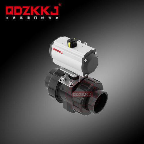 气动PVC球阀气动UPVC/CPVC球阀双由令承插式塑料球阀Q621F-10S