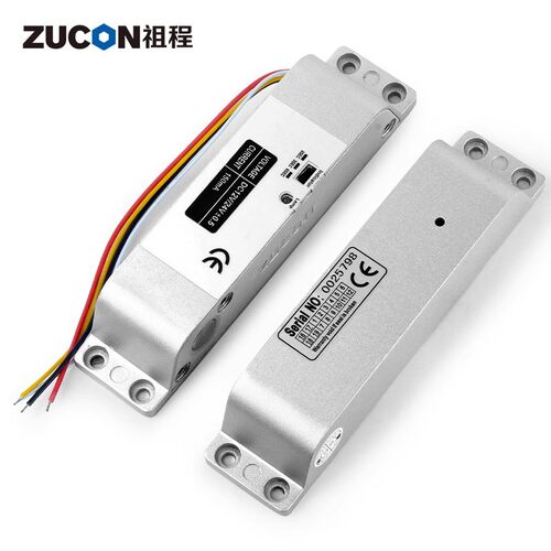 zucon祖程407D明装电插锁木门铁门插销锁玻璃门禁铝合金门禁电锁