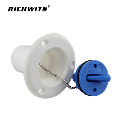 RICHWITS 水舱盖 加水口 房车配件 游艇配件 水箱盖 塑料注水口