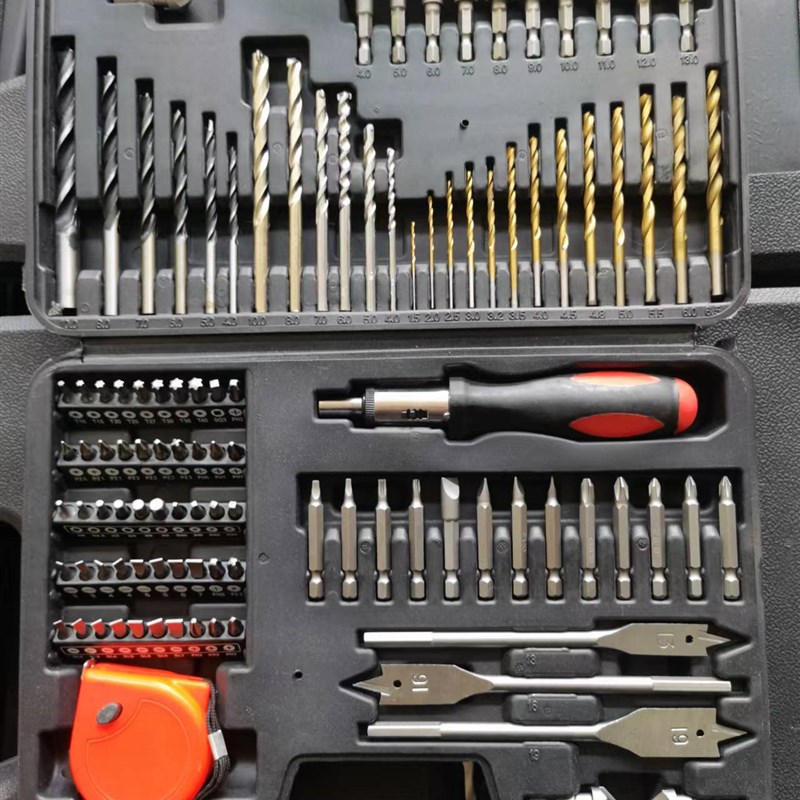 钻头工具109件套PC木工建工开孔器麻花钻头组套工具
