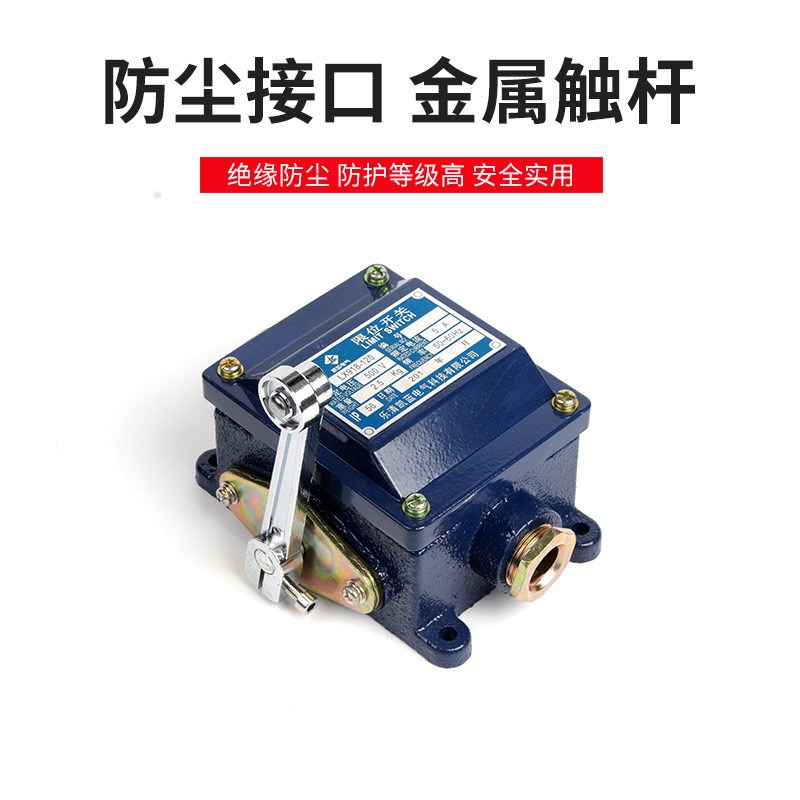 限位开关船用LX918-11L/S/120防水行程开关带滚轮摇臂