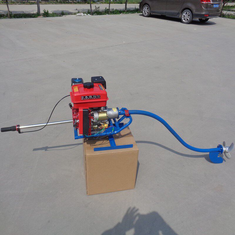 四冲程7.5马力船挂机 河水用船尾机 船后机螺旋桨浅滩用舷尾机