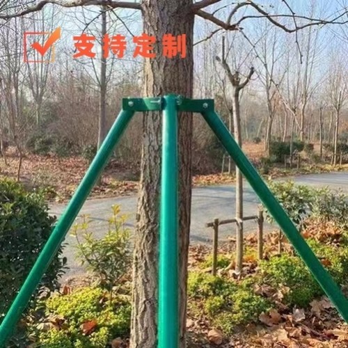 镀锌钢管树木支架护树架园林绿化防风大树支撑套架金属固定器抱箍