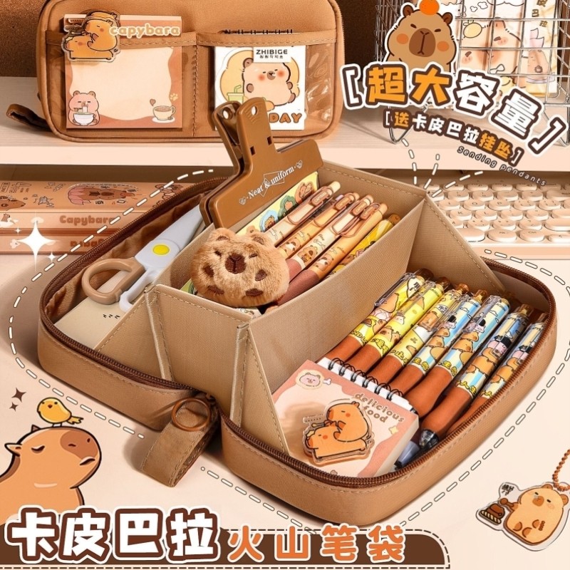 2025网红爆款笔袋便携式通用新款大容量简约风学生高中收纳,文具电教/文化用品/商务用品,笔袋,淘宝优惠券,粉丝福利购,淘宝优惠卷