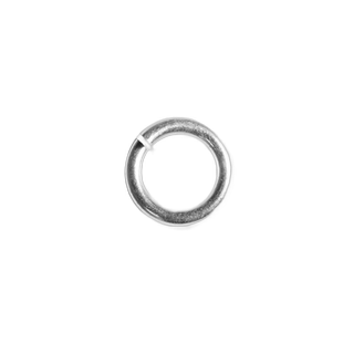 琢匠s925银链接钥匙扣diy饰品配件自制手工开口小银圈配饰零件