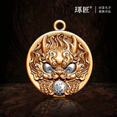琢匠貔貅吊坠原创国风铜配饰转运包挂饰男复古定制汽车钥匙扣挂件