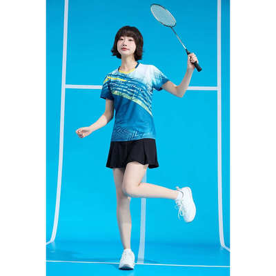 羽毛球服新款速干透气比赛服