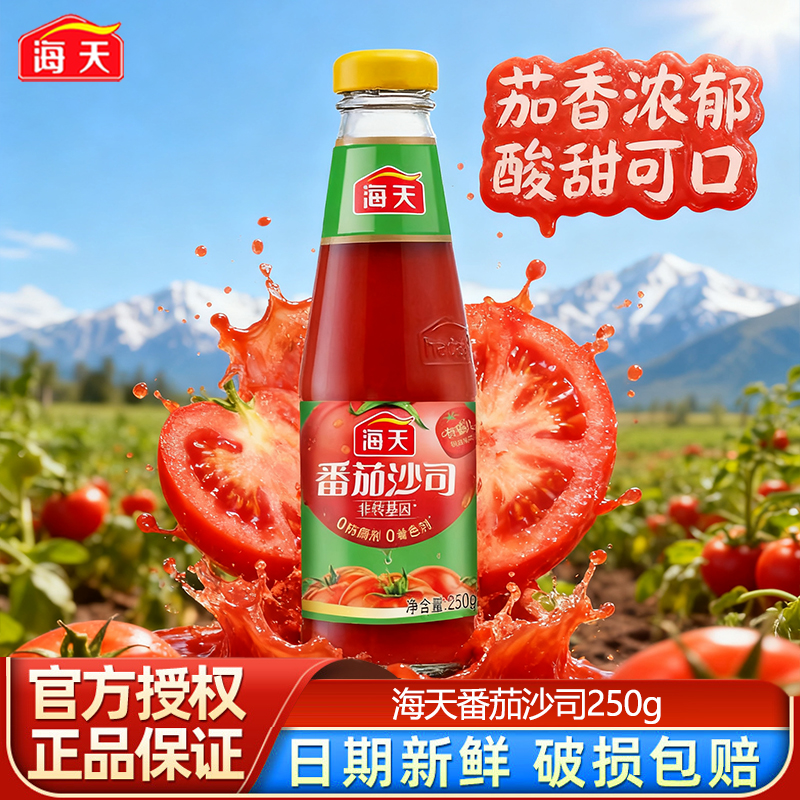 海天番茄沙司250g酸甜厂家直销