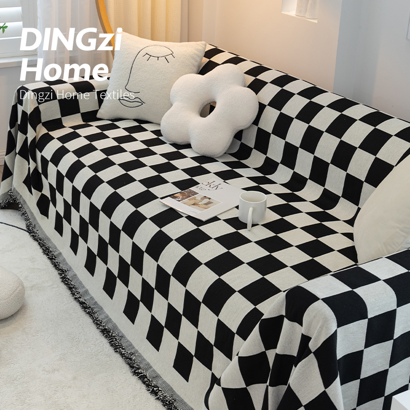 顶姿家纺旗舰店现代盖布沙发巾