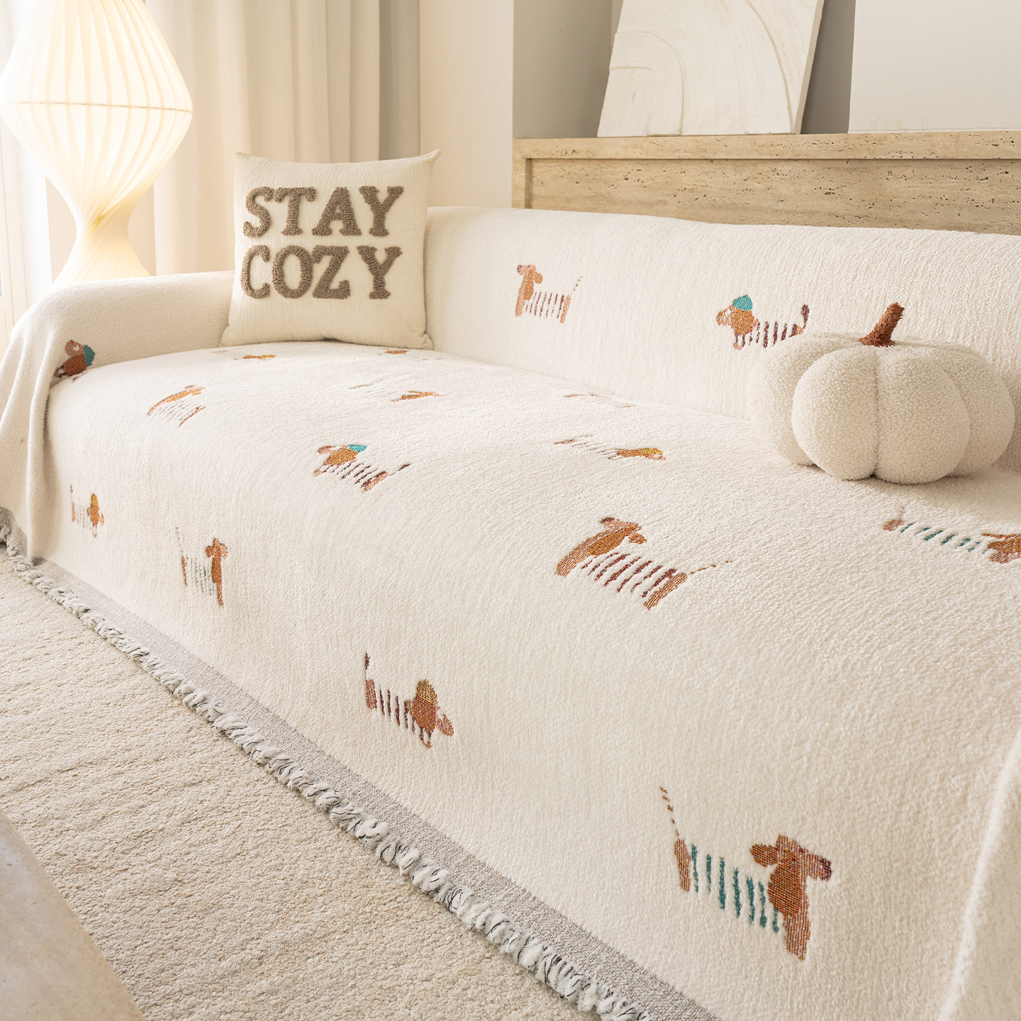 2026年新款沙发巾一整张全盖轻奢高级感沙发套罩防尘冬季沙发盖布,居家布艺,沙发套,淘宝优惠券,粉丝福利购,淘宝优惠卷