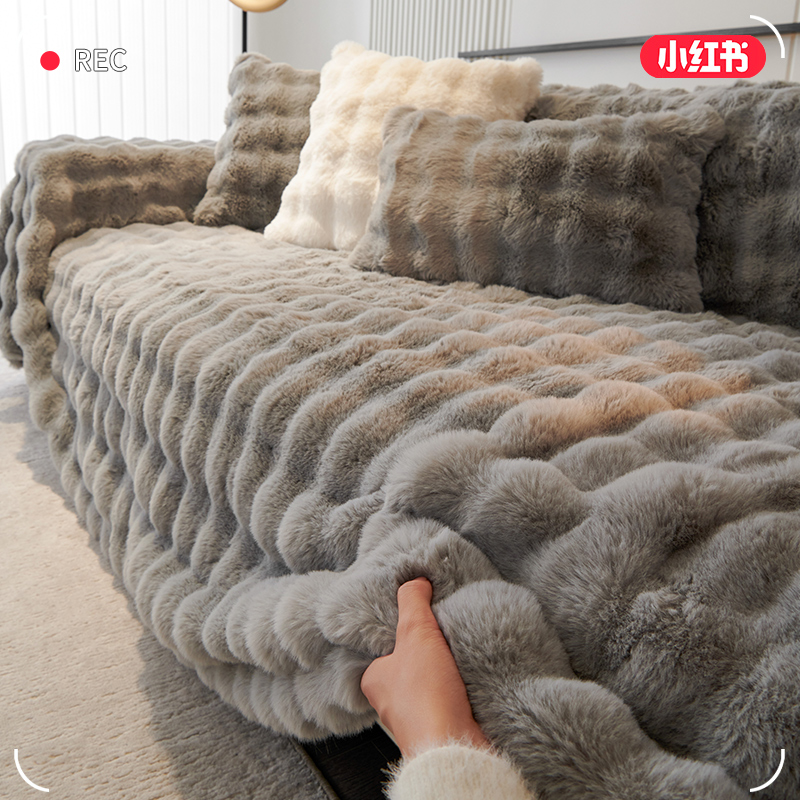 顶姿家纺旗舰店兔毛绒简约现代