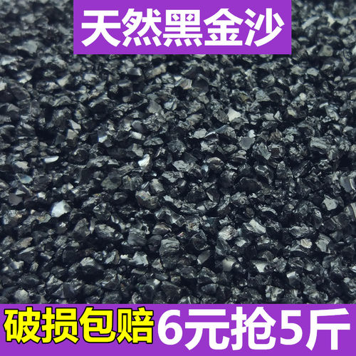 黑金沙多肉植物铺面石鱼缸黑沙