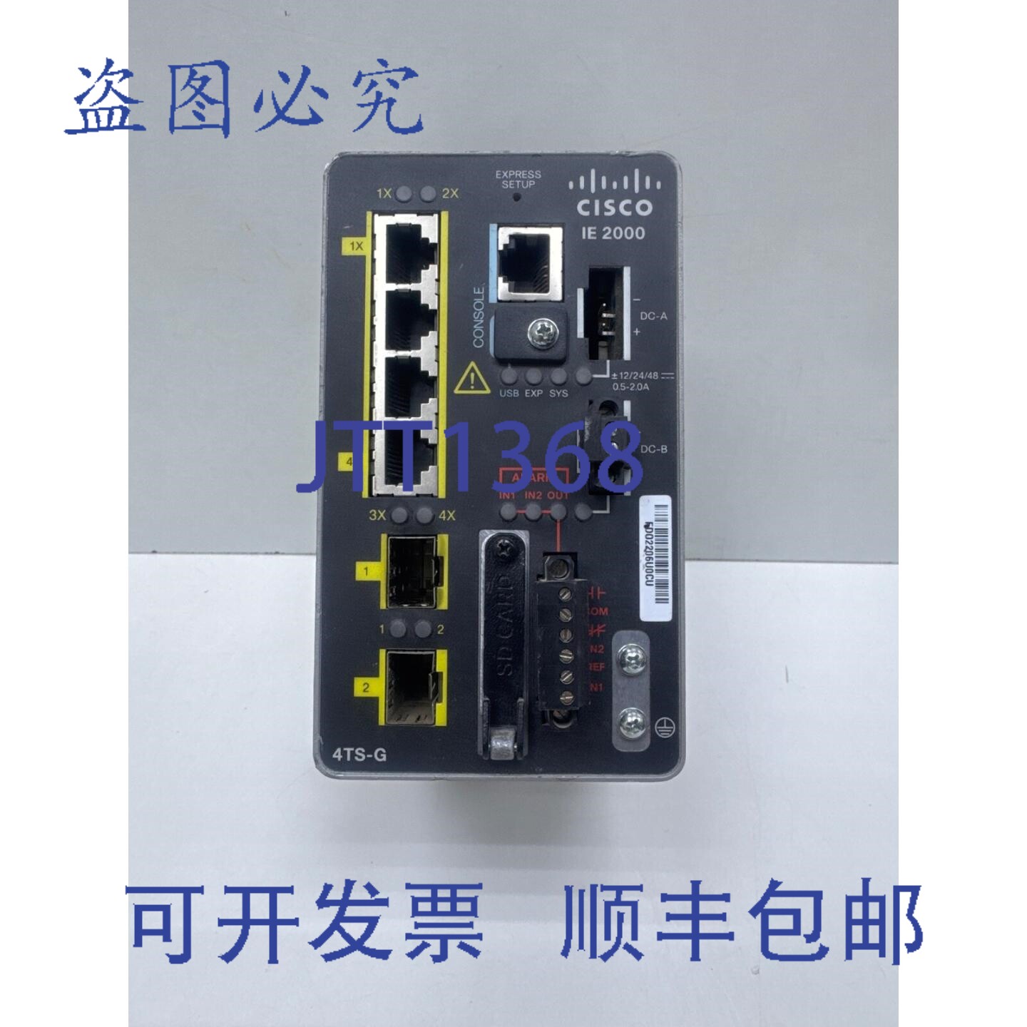 原装供应Cisco IE-2000-4TS-GL V01 工业以太网交换机，2 个千兆