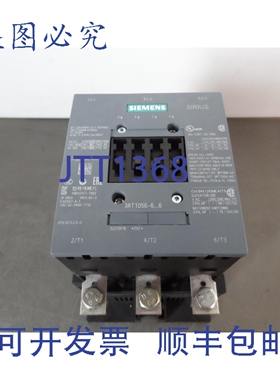 原装供应6 号接触器 3RT1056-6AF36 185A 400V 带 3RH1921-1DA11