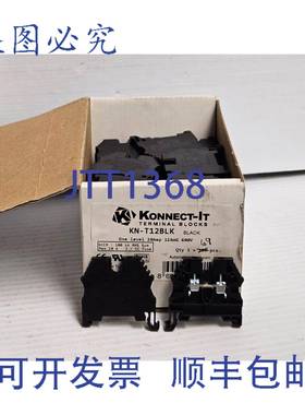 原装供应69 件 KONNECT-IT 导轨接线端子 KN-TL12BLK