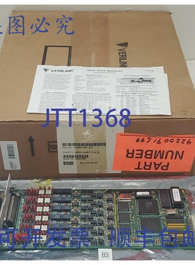 原装供应Verilink F-3010-200112 语音卡 6 端口 E&M + ！