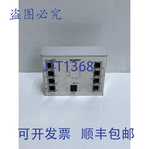 原装供应Beckhoff CU1128-0000 8 端口 EtherCAT-Hub 电源输入模