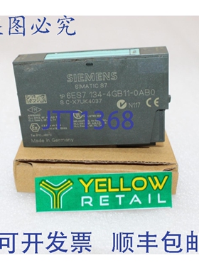 原装供应6ES7134-4GB11-0AB0 ET200S 电子模块 24 VDC 6ES7 1344G