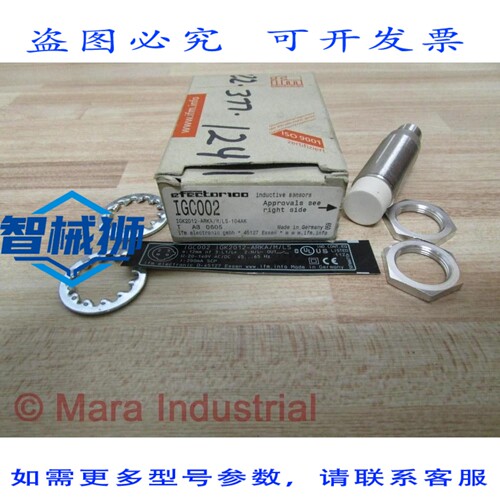 原装供应 IFM EFECTOR IGC002 传感器 IGK2012-ARKA/M/LS-104AK