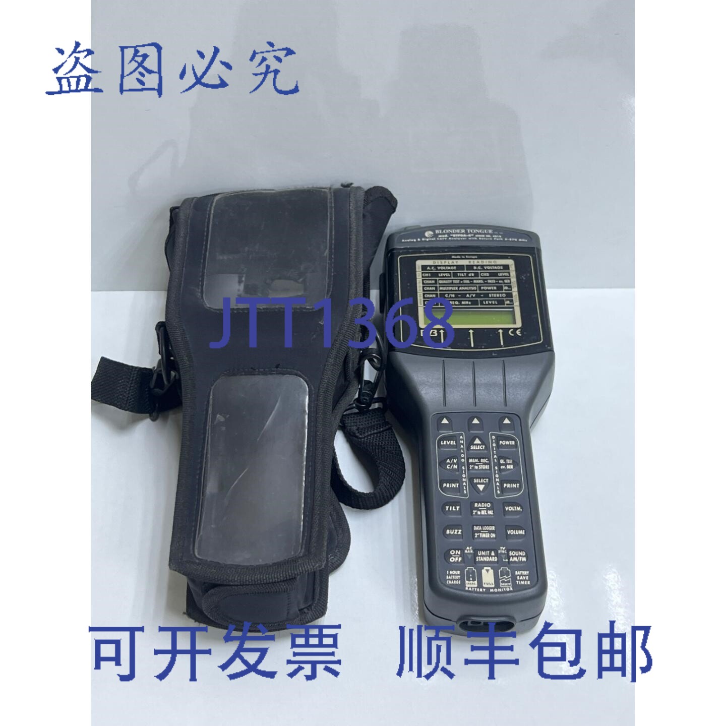 原装供应Blonder Tongue 模拟和数字有线电视分析仪 BTPDA-4