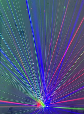 12伏新款福建游神满天星激光器舞台灯游神帽子装饰镭射灯