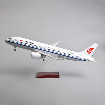 客机飞机模型47cm民航商飞带灯带轮子A380南航起落架拼装风水摆件