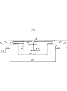 新品170宽材台铝型o滑线性模组z直线滑台运平动台滑块W机械手铝材