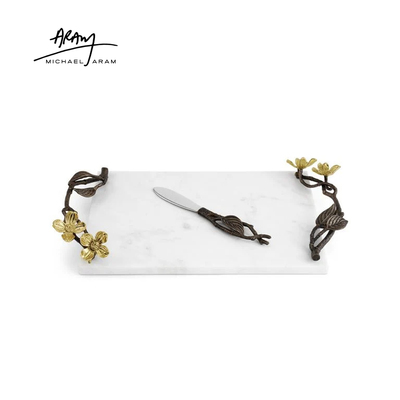 MichaelAram大理石面包盘含刀