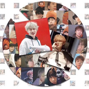 76枚小潮team人员贴纸小潮院长高斯高颜值贴纸手机手账防水贴纸贴