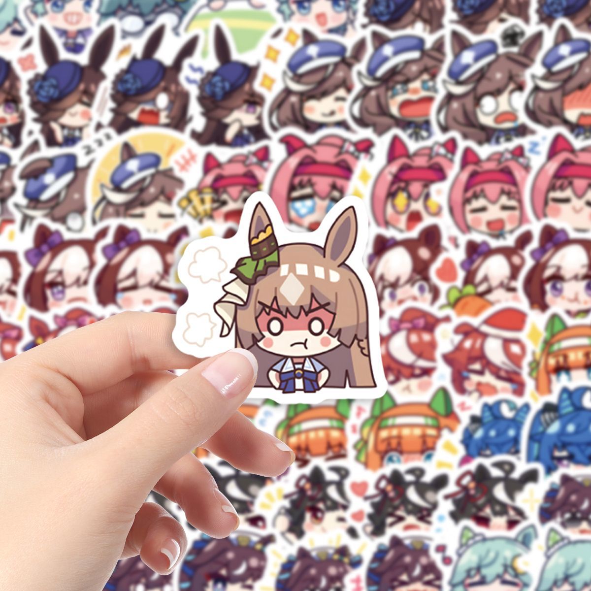 【赛马娘】176张Q版赛马娘表情包精选卡通可爱系列防水手账贴纸