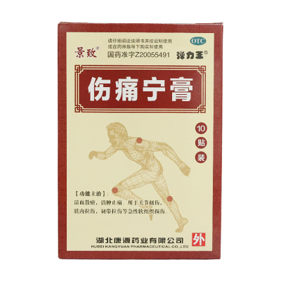 景致伤痛宁膏7CM*10CM*10贴/盒活血散瘀消肿止痛关节扭伤肌肉拉伤