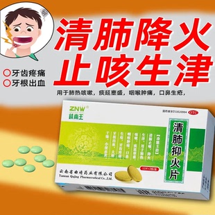 镇南王 清肺抑火片0.6g*24片 清肺止嗽降火生津咳嗽咽喉肿痛干燥