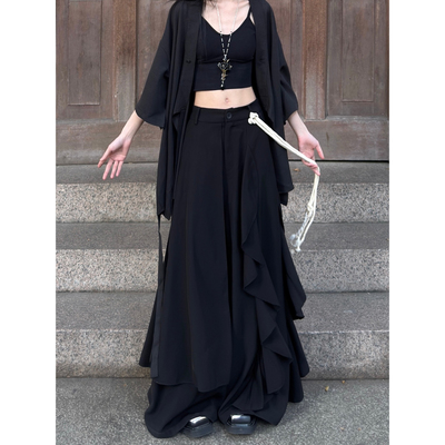 原创设计感小众裤裙无性别新中式