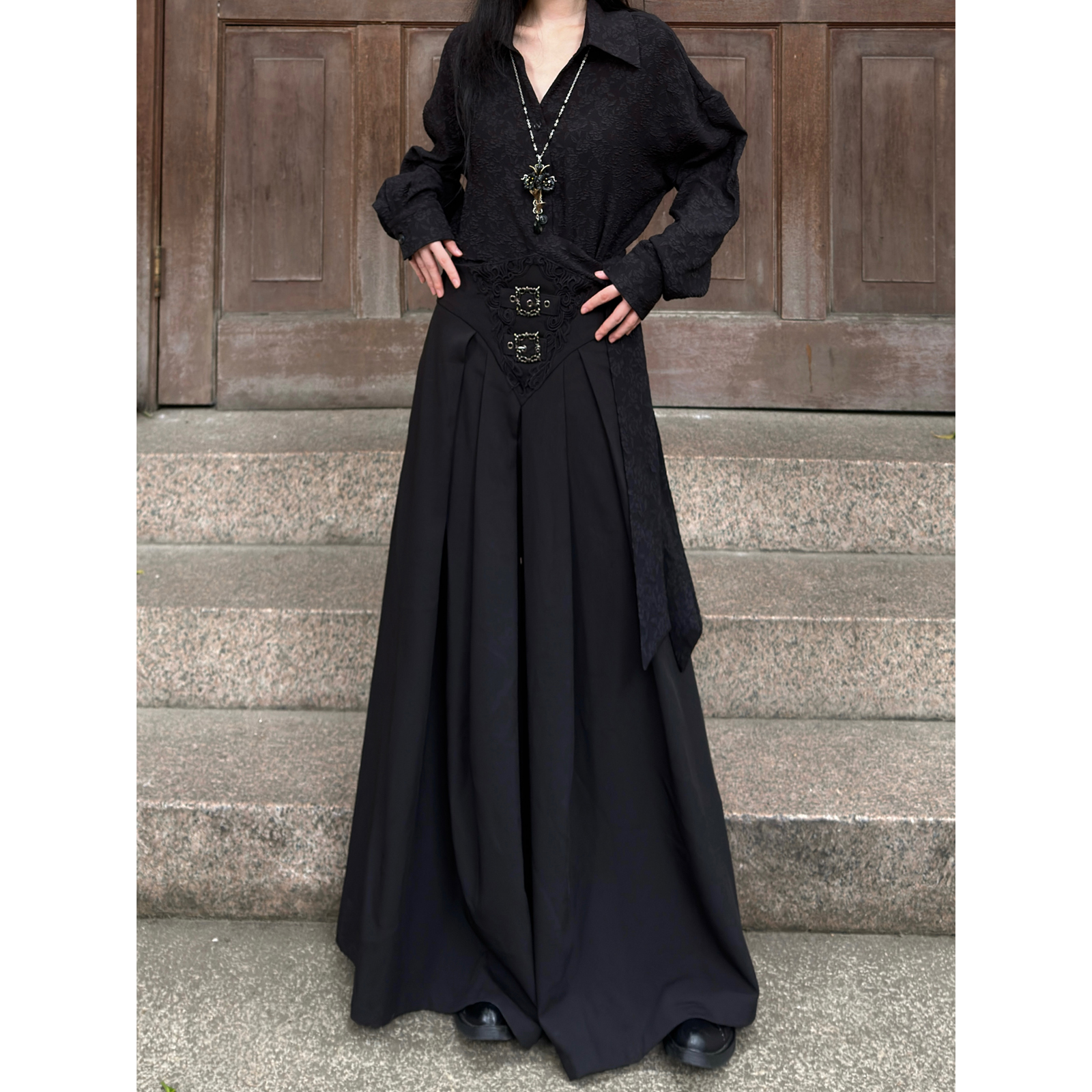 原创设计感裤裙小众无性别穿搭