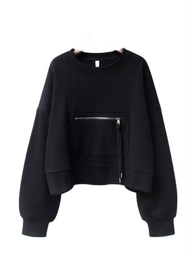 Casual simple loose and versatile sweater简约宽松百搭卫衣T恤
