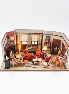 Lil Haven DIY 寻妈记（老爸妈的浪漫史）娃娃屋木质手工拼装礼物