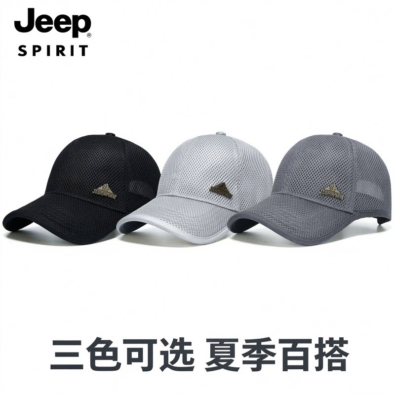 JEEP帽子男夏季新款鸭舌帽