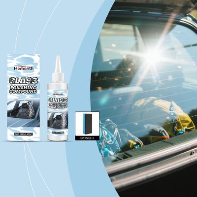 HOMONTH Car Glass Polishing Paste, Car Glass Film Coating Cl