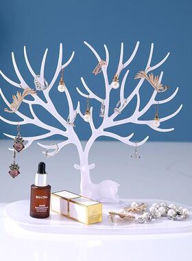 Deer antler decorative rack, entryway key rack, home hanger,