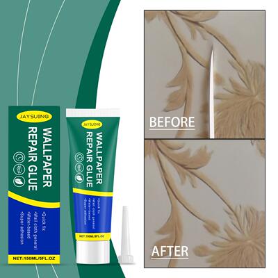 Jaysuing Home Wallpaper Repair Adhesive - Ready to Use, Long