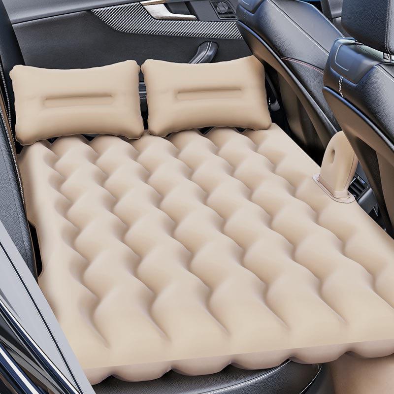 Car Accessories Foldable In-Car Inflatable Bed PVC Flocking