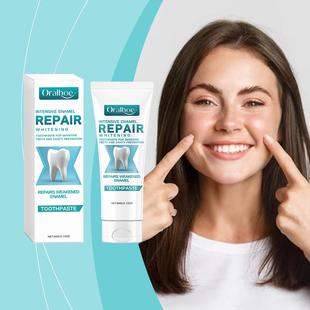 ORALHOE Toothpaste Gently Cleans Stains and Plaque, Leaving