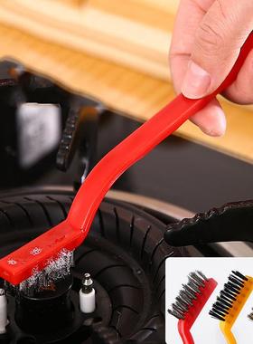 Set of 3 Gas Stove Cleaning Brushes - Includes stove top bru