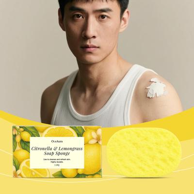 OCEAURA Bath Sponge - Soft, Elastic, Reusable, and Perfect f