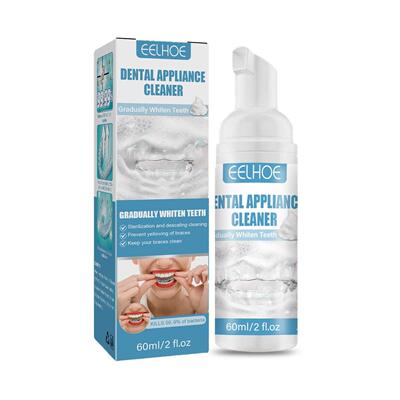 EELHOE Orthodontic Retainer Cleaner Foaming Cleanser for Den