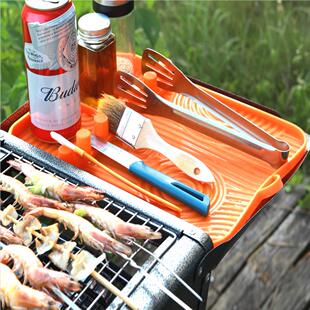 Grill Silicone Side Shelf Liner, Baking Tray Protector, Oil