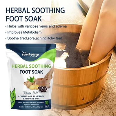 South Moon Herbal Foot Soak Pack Body and Skin Massaging, Fi