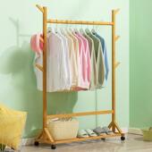 drying coat rack bedroom Clothes standing pole floor hanger