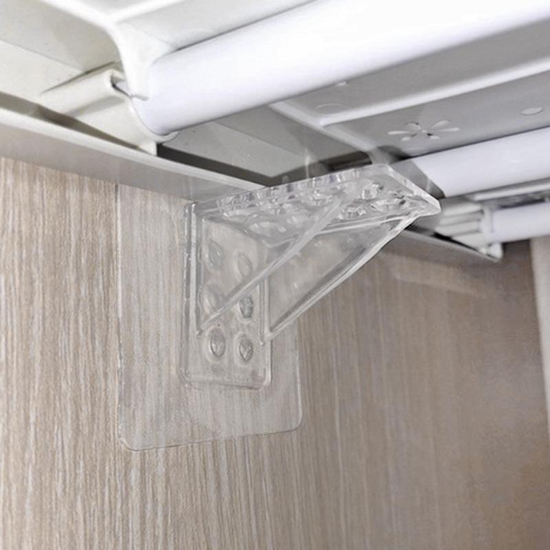 Large shelf support bracket, no-drilling required, double-ro